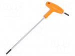 Wrench: hex key | HEX 2.5mm | L: 153mm | Kind of handle: T