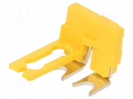 Comb bridge | Entrelec | yellow | ways: 2 | terminals: 2 | W: 8mm