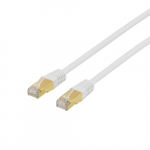Cable DELTACO S / FTP Cat7 1,5m, 600Mh, LSZH, RJ45, white /  STP-711V