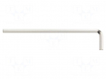Wrench: hex key | HEX 10mm | Overall len: 231mm | Plating: nickel