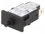 Circuit breaker | Urated: 240VAC | 48VDC | 2.2A | SPST | Poles: 1 | MCB