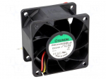 Fan: DC | axial | 24VDC | 60x60x38mm | 96m3/h | 56dBA | ball | Out: F type