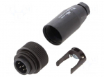 Connector: circular | 250V | 10A | PIN: 7 | plug | male | Type: unshielded