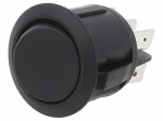 ROCKER | DPDT | Pos: 2 | ON-ON | 10A/28VDC | black | none | RA | Body: black