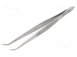 Tweezers | 130mm | Blades: curved | universal
