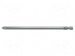 Screwdriver bit | Pozidriv&reg; | PZ1 | 1/4" | Overall len: 152mm