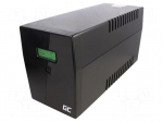 Power supply: UPS | 900W | 1.5kVA | 207&divide;253V | 380x158x198mm | 9Ah