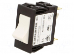 Circuit breaker | Urated: 240VAC | 60VDC | 7A | DPST | Poles: 1 | SNAP-IN