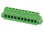 Connector: pluggable terminal block | plug | female | MSTB | 12A | 250V