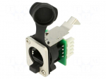 Connector: RJ45 | socket | XLRnet | Cat: 5e | with push button | 8p8c