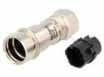 Connector: circular | plug | male | PIN: 8 | 10A | 277V | w/o contacts