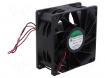 Fan: DC | axial | 12VDC | 92x92x38mm | 234.63m3/h | 69.5dBA | ball | 24AWG