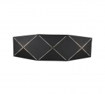 Trio-Lighting Zandor LED  40 cm matt black sienas lampa