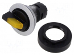 Switch: rotary | 22mm | Stabl.pos: 2 | depending on the holder | IP65