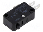 Microswitch SNAP ACTION | 10A/250VAC | 0.6A/125VDC | without lever