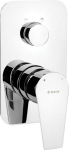 Concealed shower mixer - click switch