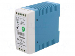 Power supply: switching | for DIN rail | 40W | 24VDC | 0&divide;1.7A | OUT: 1