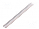 Profiles for LED modules | white | L: 1m | GIZA-LL | aluminium