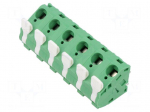 Connector: PCB terminal block | terminal | 65A | 600V | PIN: 6 | angled