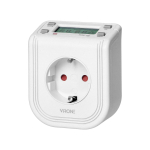 Uued tooted // Elektroniczny programator czasowy z g&oacute;rnym wyświetlaczem LCD, 230 VAC 3680W, 16 punkt&oacute;w przełączenia, symulator obecności, wersja Schuko