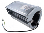 Fan: AC | blower | 215x180x170.5mm | 710m3/h | ball | 1500rpm | IP44