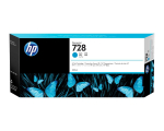 HP 728 300-ml Cyan DesignJet Ink Cartridge