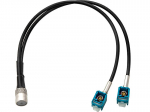 Auto- ja mootorrattatooted, elektroonika, navigatsioon, CB raadio // ISO-&uuml;hendused ja kaablid autoraadiole // 0133#                Samochodowy adapter antenowy ford 2xfakra(m) -gniazdo iso