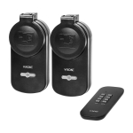 Uued tooted // Zestaw bezprzewodowych gniazd sterowanych pilotem 2+1, IP44, Schuko