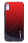 Back panel cover Evelatus Apple iPhone X/Xs Gradient Glass Case 5 Passion