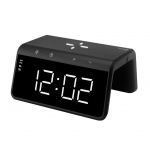 Wireless charger Evelatus  Evelatus Wireless Charging Clock WCC01BK Black