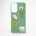 Back panel cover iLike Samsung Galaxy A15 EPOXY CARTOON COVER Light Green