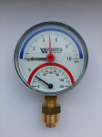 Thermomanometer TIRM-80; 0-10bar/120*C; R1/2'' D80