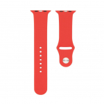Strap Connect  Watch 42/44/45mm Silicone Loop Watch Strap (140mm M/L) Red