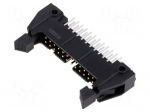 Connector: IDC | socket | male | PIN: 24 | 3000 | straight | 5A | THT | 2.54mm
