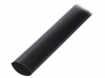Heat shrink sleeve | glued | 52mm | L: 1m | black | Temp: -25&divide;125&deg;C