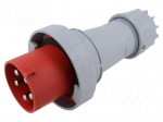 Connector: AC supply | plug | male | power supply | 125A | 400V | IP67