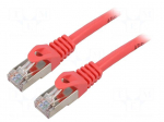 Patch cord | F/UTP | Cat: 6 | RJ45 plug,both sides | stranded | CCA | 30m