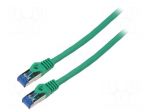 Patch cord | S/FTP | Cat: 6a | RJ45 plug,both sides | stranded | CCA
