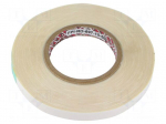 Tape: fixing | W: 15mm | L: 50m | Thk: 0.175mm | colourless | polyacrylic