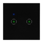 Uued tooted // Włącznik podtynkowy podw&oacute;jny Wi-Fi Tuya Smart Home, czarny