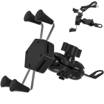 Auto- ja mootorrattatooted, elektroonika, navigatsioon, CB raadio // Kaubad autodele, mootorratastele, motorolleritele // AP14C Motocyklowy uchwyt na telefon usb