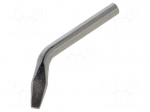 Tip | bent chisel | 8mm | for  soldering iron