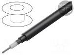 Wire: coaxial | RG178B/U | stranded | CCS | FEP | transparent | 1.81mm