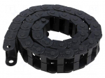 Cable chain | E14 | Bend.rad: 38mm | L: 1006mm | Int.height: 19mm