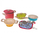 RoGer Set of Colorful Pots + Accessories