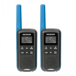 Portable radio station PMR PNI Decross DC63 Blue, 446MHz, 0.5W, 16CH, 1000mAh NiMH, IPx4, set of 2 pieces
