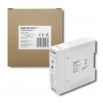 Qoltec DIN rail power supply | 20W | 12V | 1.67A | White | Slim