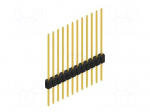 Connector: pin strips | pin header | male | PIN: 12 | THT | 1.5A | 125V