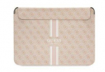 Laptop Bag Guess  PU 4G Printed Stripes Computer Sleeve 16 Pink