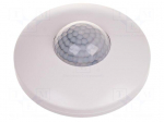 Sensor: movement | wall mount | 24VAC | 24VDC | IP40 | 4A | -10&divide;40&deg;C | 360&deg;